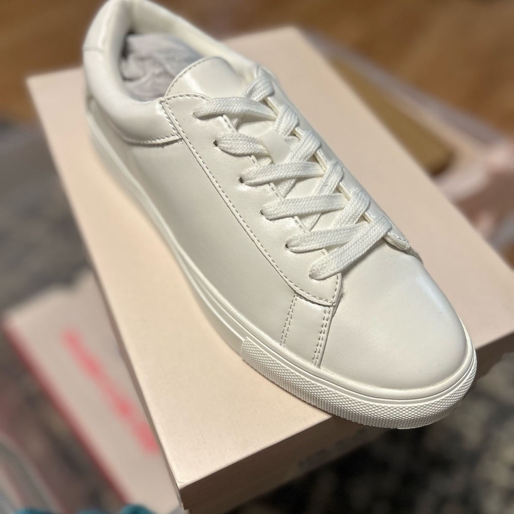 Classic White Leather Sneakers